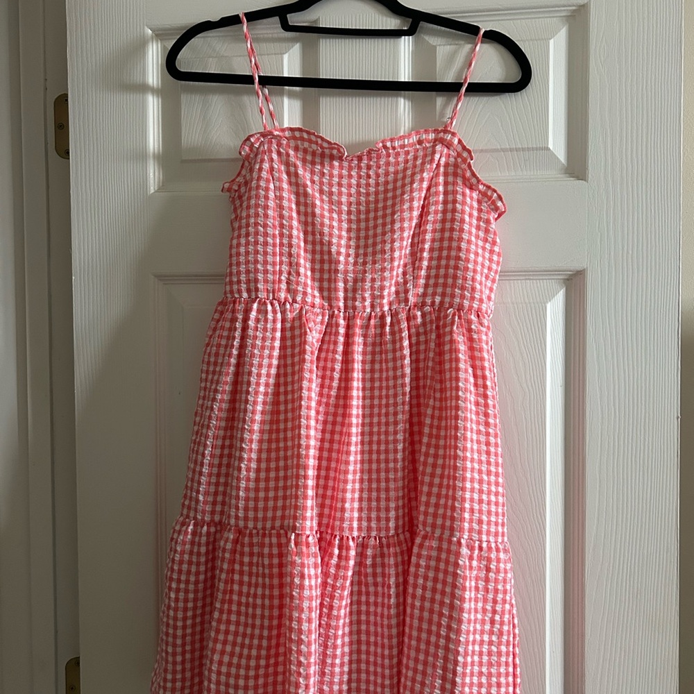 Pink Gingham Dress